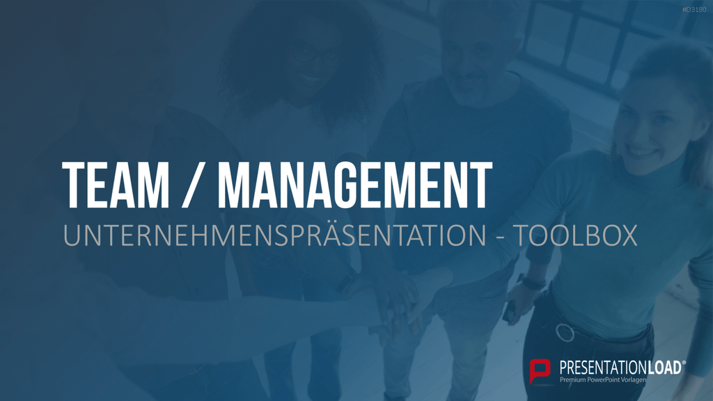 Unternehmenspräsentation-Toolbox PowerPoint-Vorlage