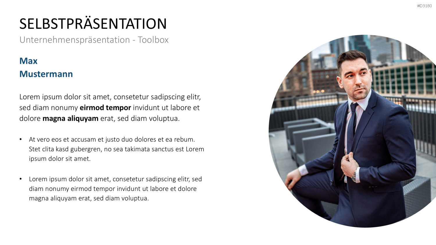 Unternehmenspräsentation-Toolbox PowerPoint-Vorlage