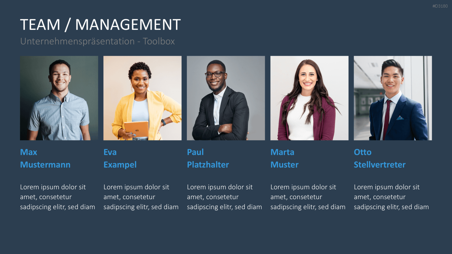 Unternehmenspräsentation-Toolbox PowerPoint-Vorlage