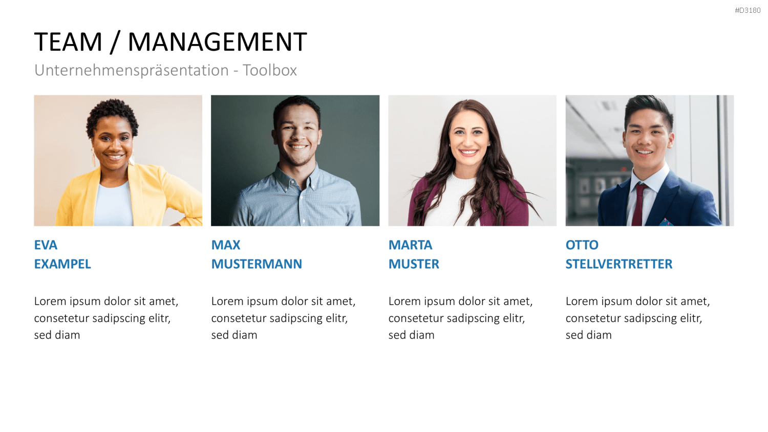 Unternehmenspräsentation-Toolbox PowerPoint-Vorlage