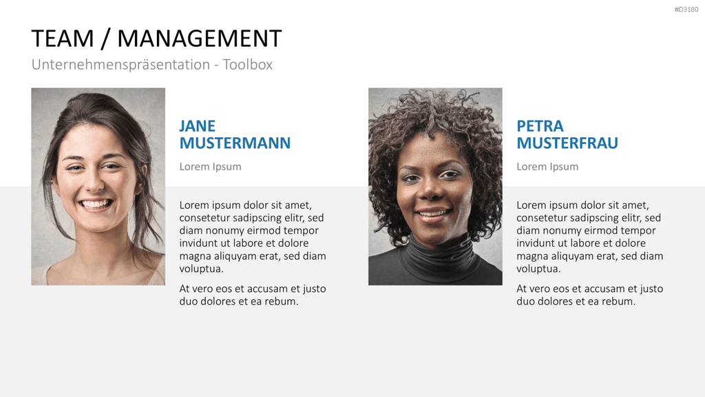 Unternehmenspräsentation-Toolbox PowerPoint-Vorlage