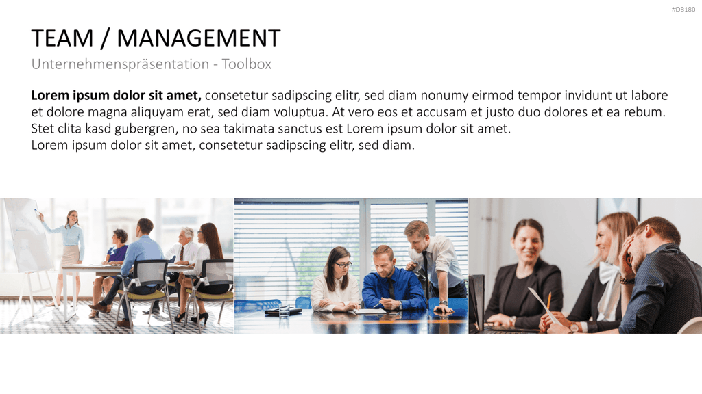 Unternehmenspräsentation-Toolbox PowerPoint-Vorlage