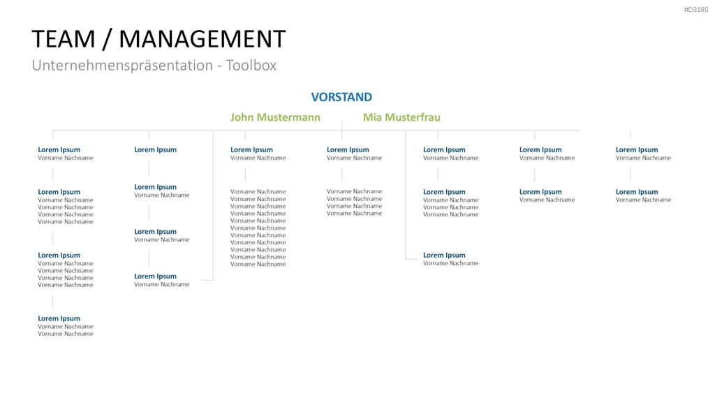 Unternehmenspräsentation-Toolbox PowerPoint-Vorlage
