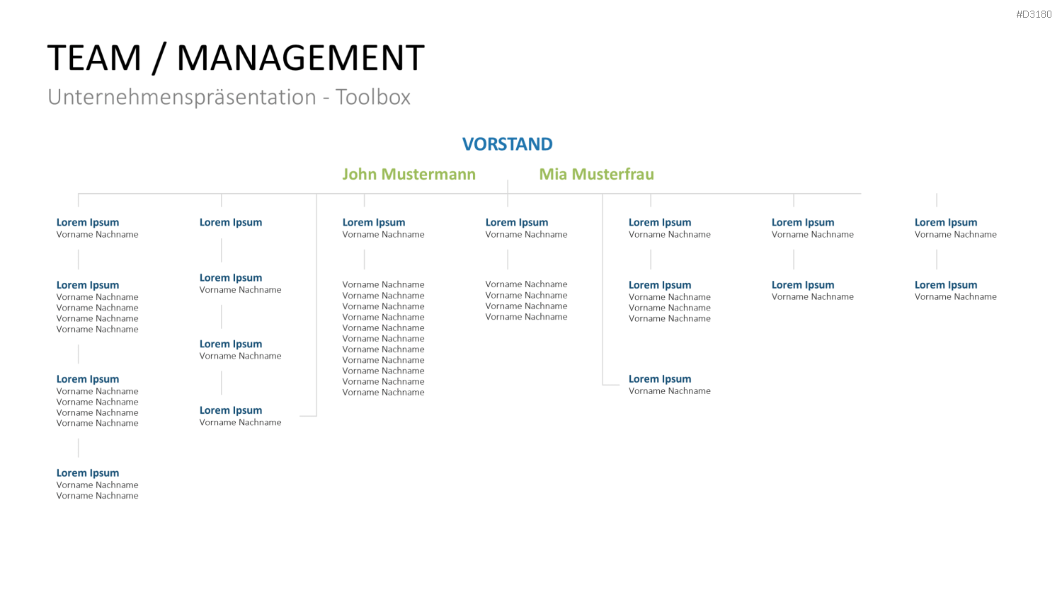 Unternehmenspräsentation-Toolbox PowerPoint-Vorlage