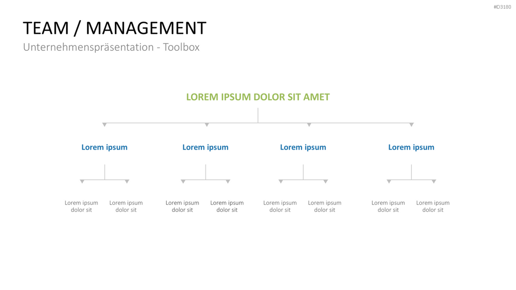 Unternehmenspräsentation-Toolbox PowerPoint-Vorlage