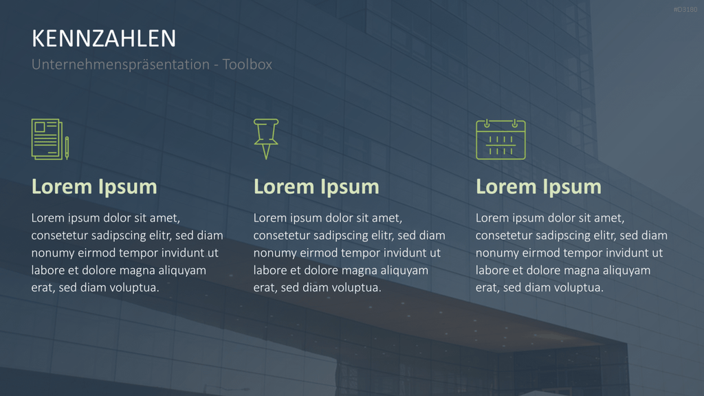Unternehmenspräsentation-Toolbox PowerPoint-Vorlage