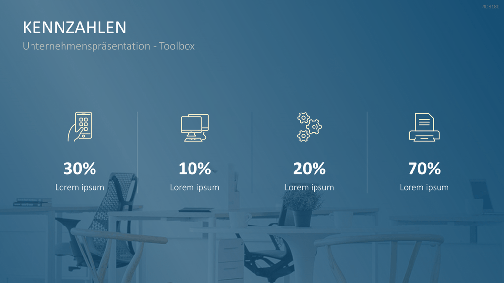 Unternehmenspräsentation-Toolbox PowerPoint-Vorlage