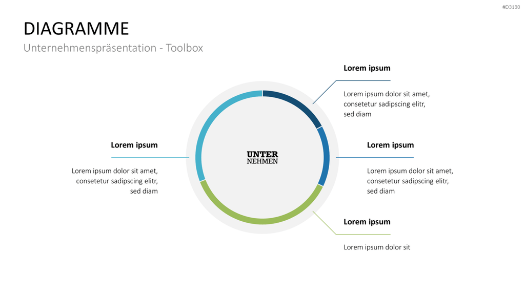 Unternehmenspräsentation-Toolbox PowerPoint-Vorlage