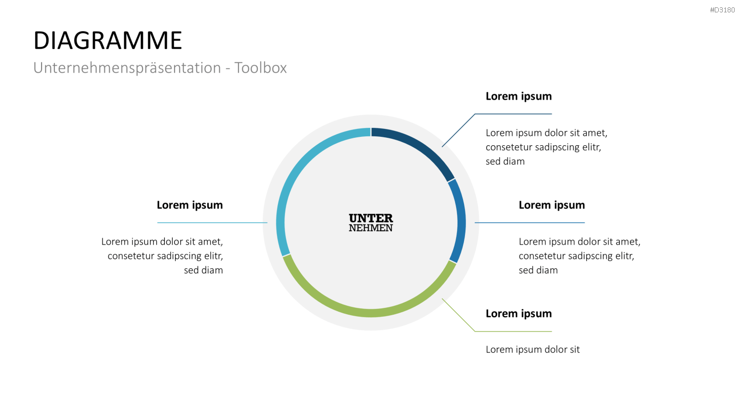 Unternehmenspräsentation-Toolbox PowerPoint-Vorlage