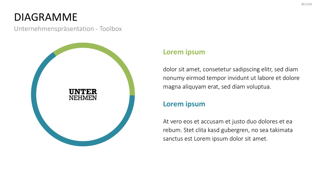 Unternehmenspräsentation-Toolbox PowerPoint-Vorlage