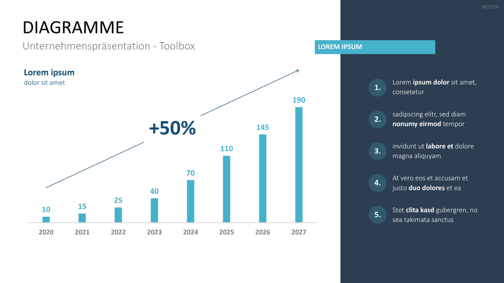 Unternehmenspräsentation-Toolbox PowerPoint-Vorlage