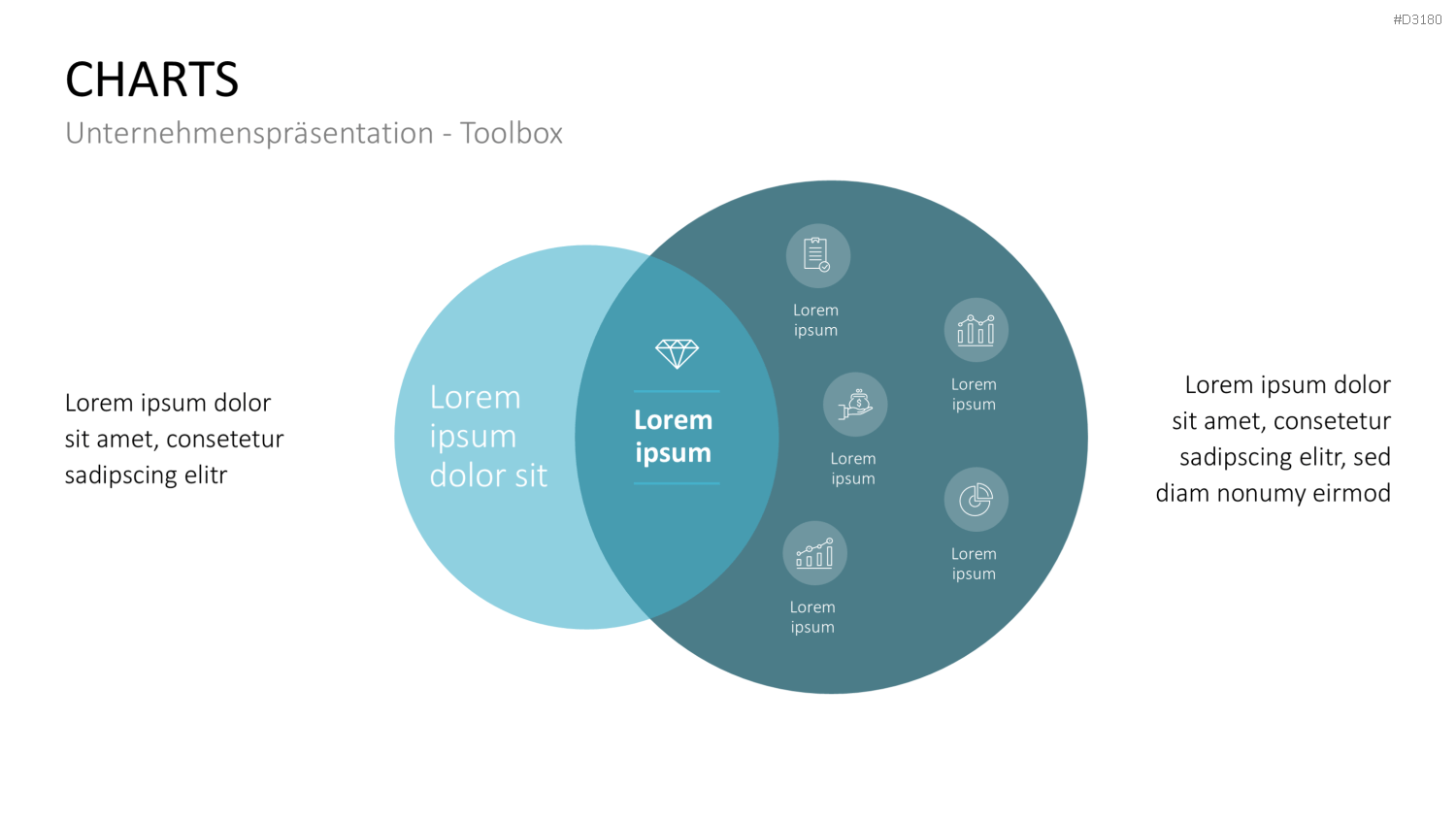 Unternehmenspräsentation-Toolbox PowerPoint-Vorlage