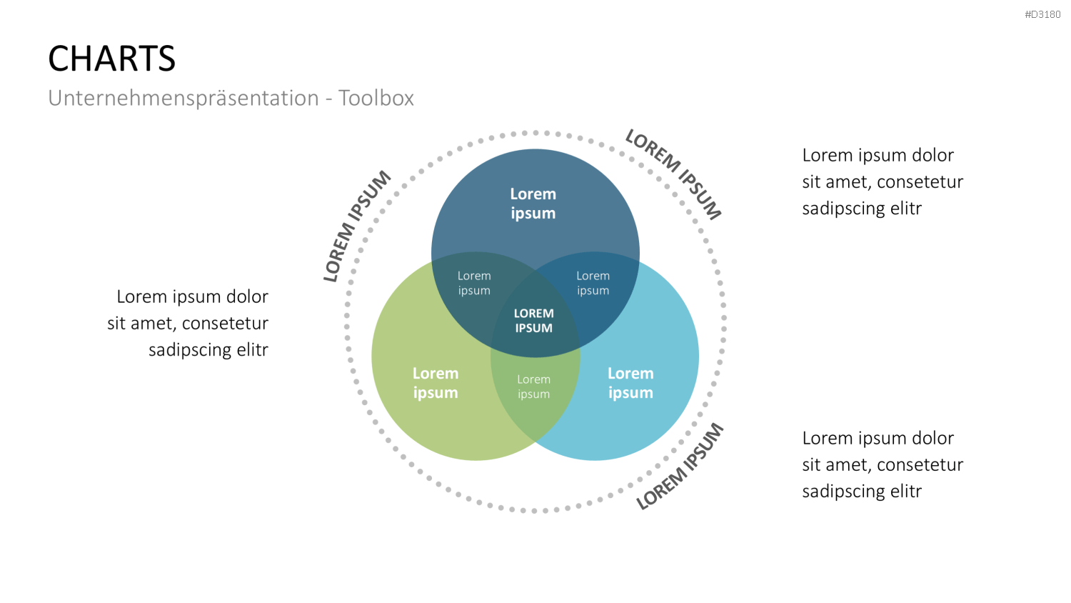 Unternehmenspräsentation-Toolbox PowerPoint-Vorlage