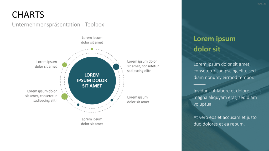 Unternehmenspräsentation-Toolbox PowerPoint-Vorlage