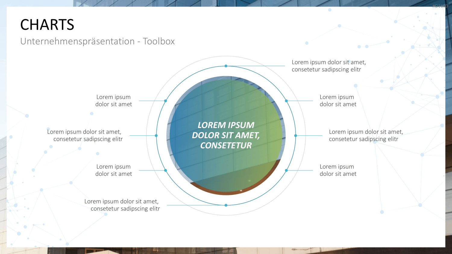 Unternehmenspräsentation-Toolbox PowerPoint-Vorlage