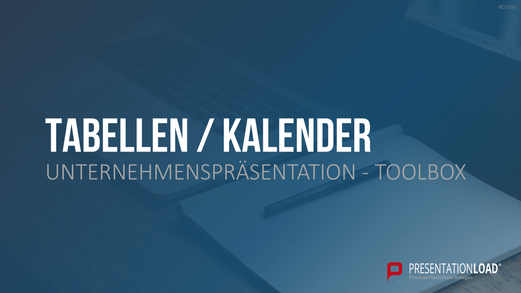 Unternehmenspräsentation-Toolbox PowerPoint-Vorlage