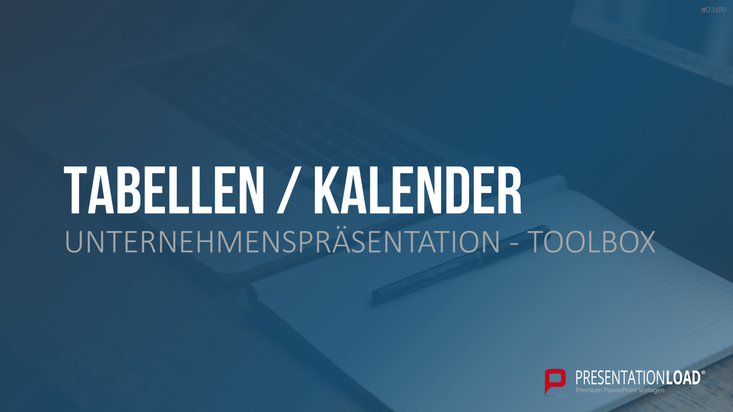Unternehmenspräsentation-Toolbox PowerPoint-Vorlage
