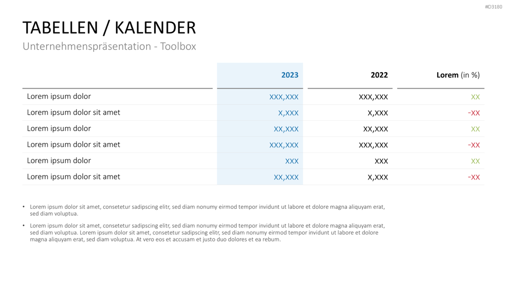 Unternehmenspräsentation-Toolbox PowerPoint-Vorlage