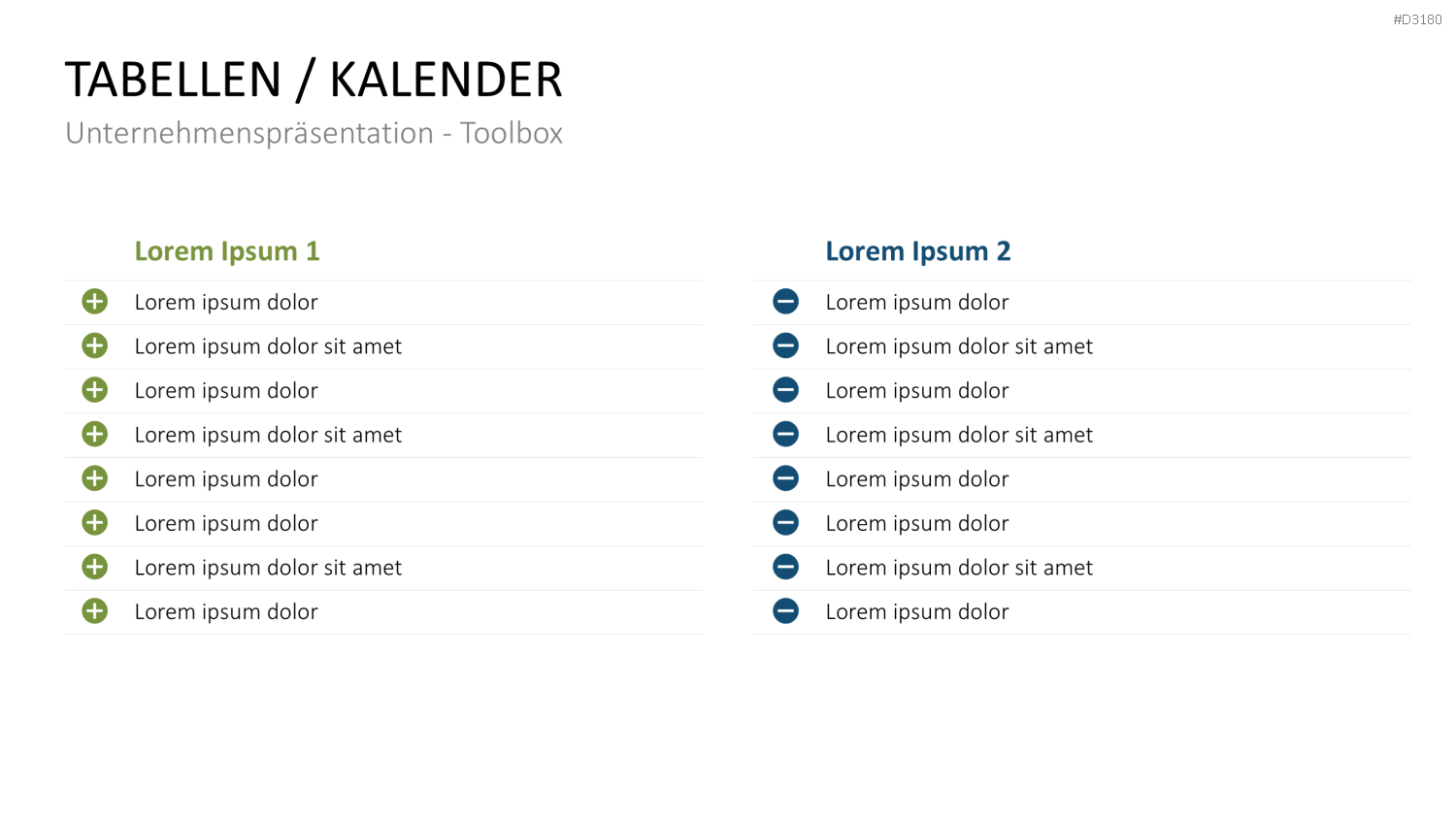 Unternehmenspräsentation-Toolbox PowerPoint-Vorlage