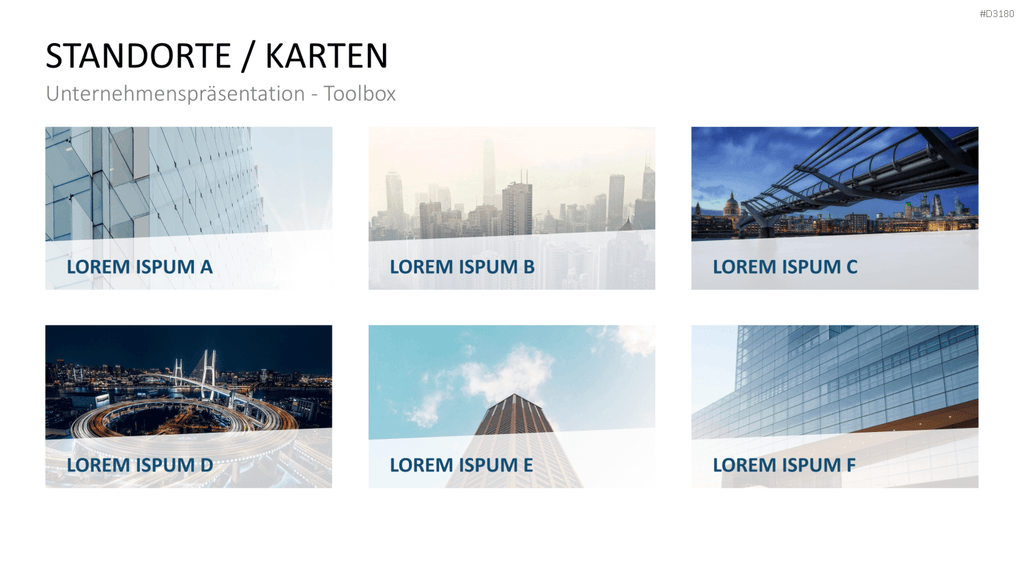 Unternehmenspräsentation-Toolbox PowerPoint-Vorlage