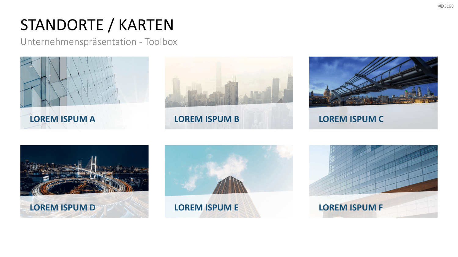 Unternehmenspräsentation-Toolbox PowerPoint-Vorlage