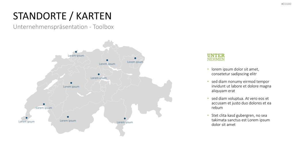 Unternehmenspräsentation-Toolbox PowerPoint-Vorlage