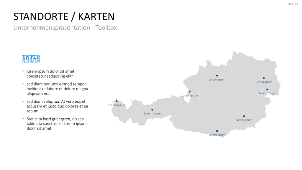 Unternehmenspräsentation-Toolbox PowerPoint-Vorlage