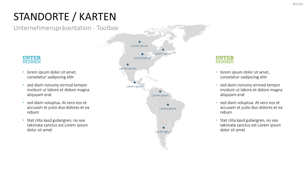 Unternehmenspräsentation-Toolbox PowerPoint-Vorlage