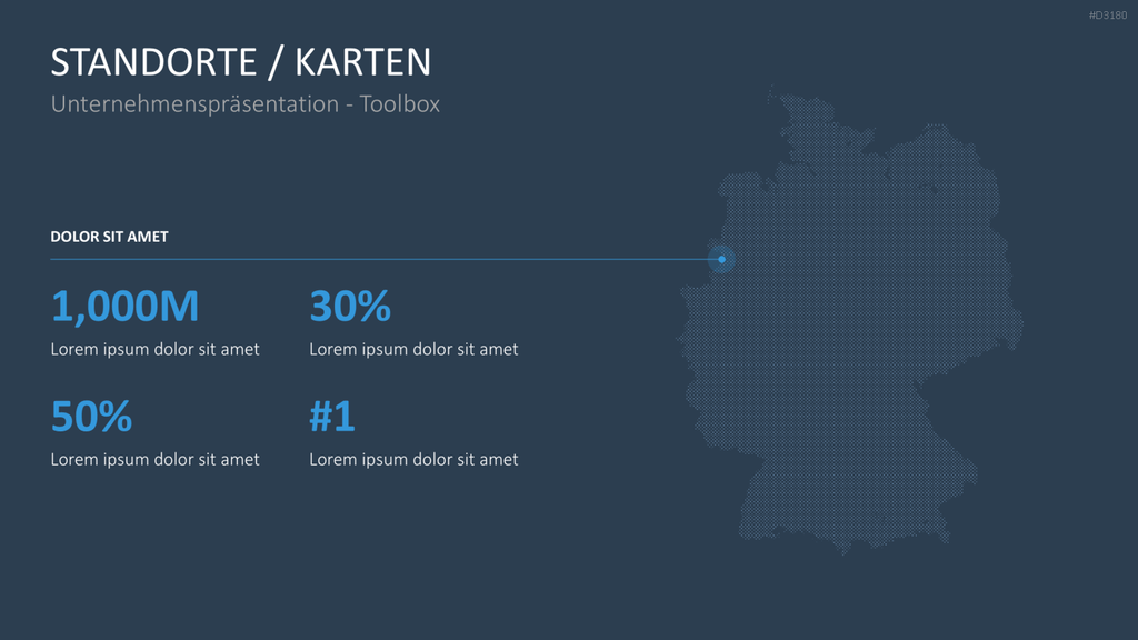 Unternehmenspräsentation-Toolbox PowerPoint-Vorlage