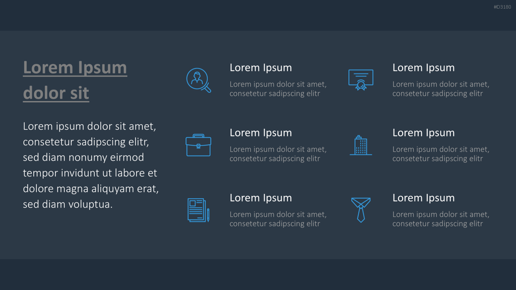 Unternehmenspräsentation-Toolbox PowerPoint-Vorlage
