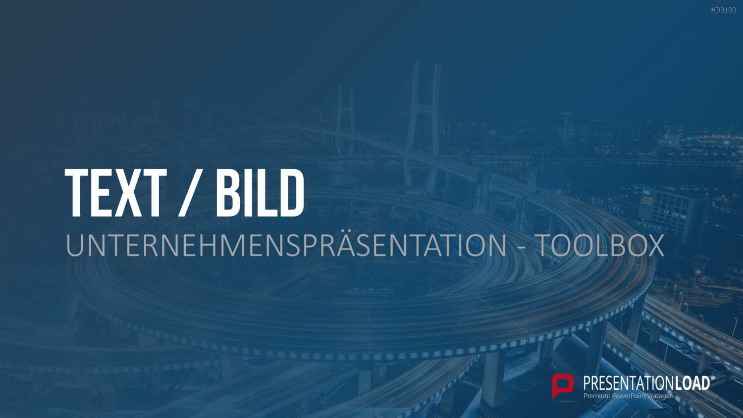 Unternehmenspräsentation-Toolbox PowerPoint-Vorlage