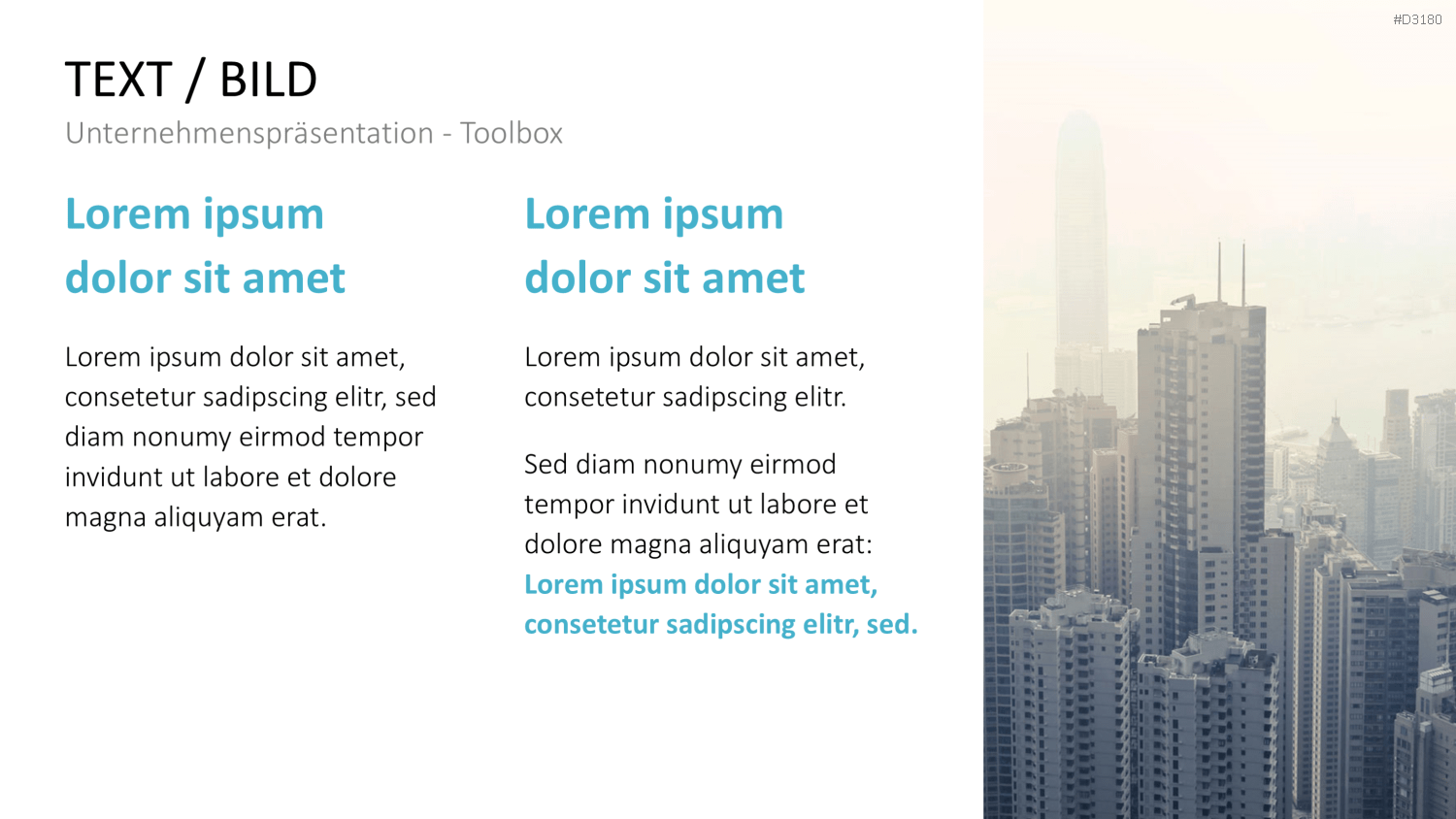 Unternehmenspräsentation-Toolbox PowerPoint-Vorlage