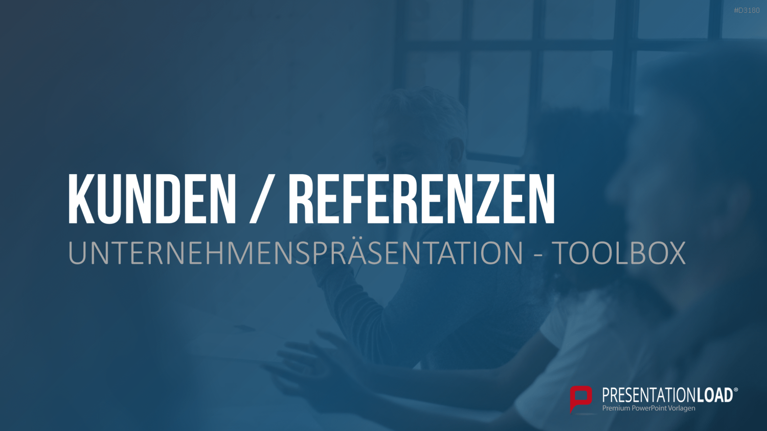 Unternehmenspräsentation-Toolbox PowerPoint-Vorlage