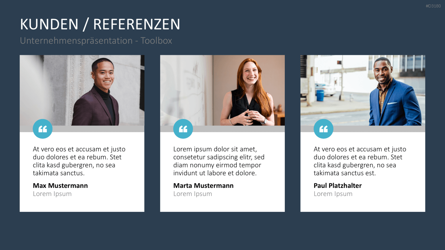 Unternehmenspräsentation-Toolbox PowerPoint-Vorlage