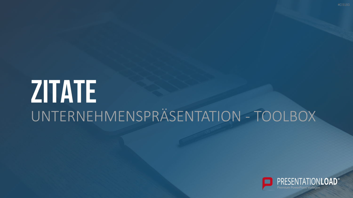 Unternehmenspräsentation-Toolbox PowerPoint-Vorlage