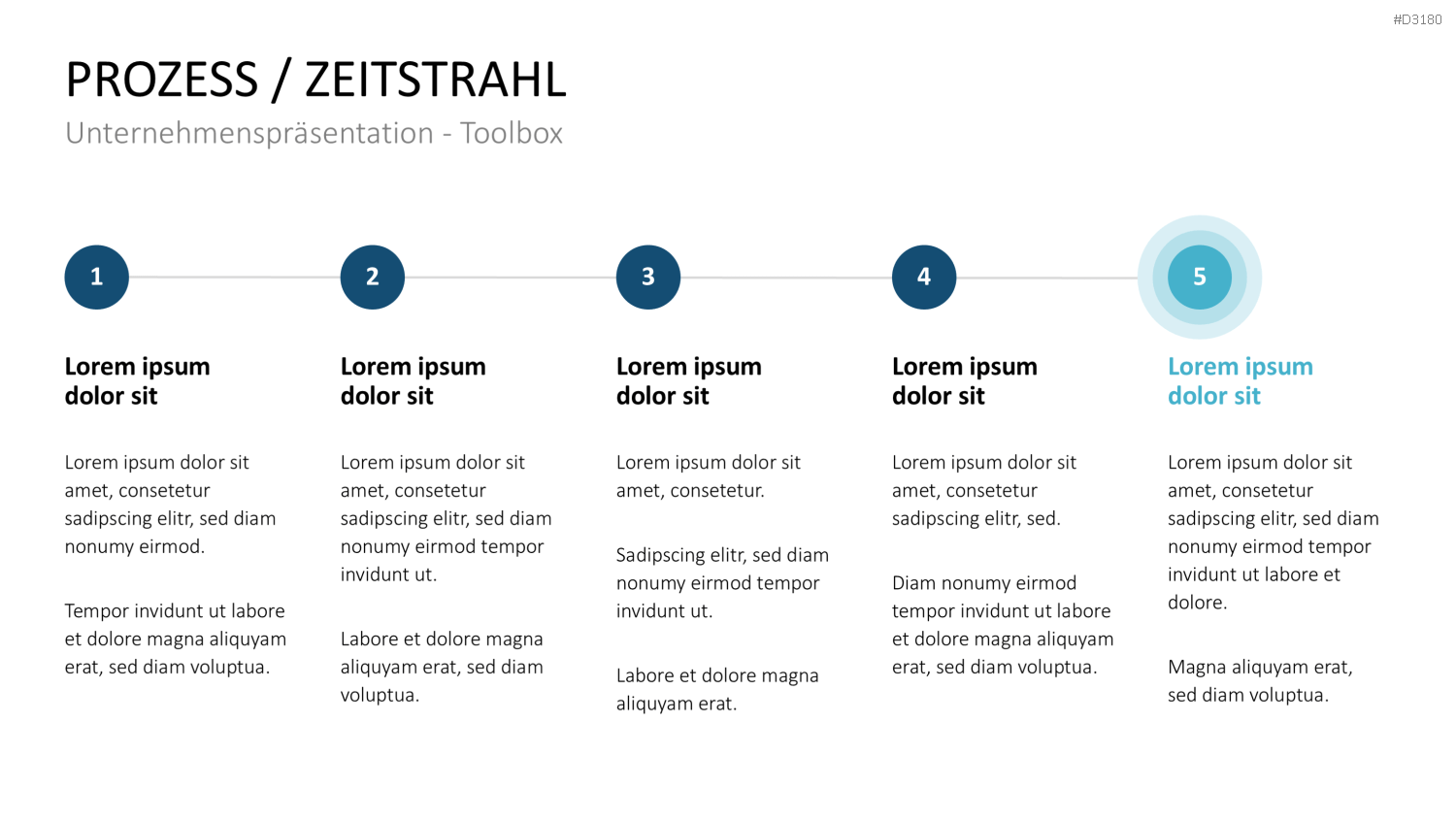 Unternehmenspräsentation-Toolbox PowerPoint-Vorlage