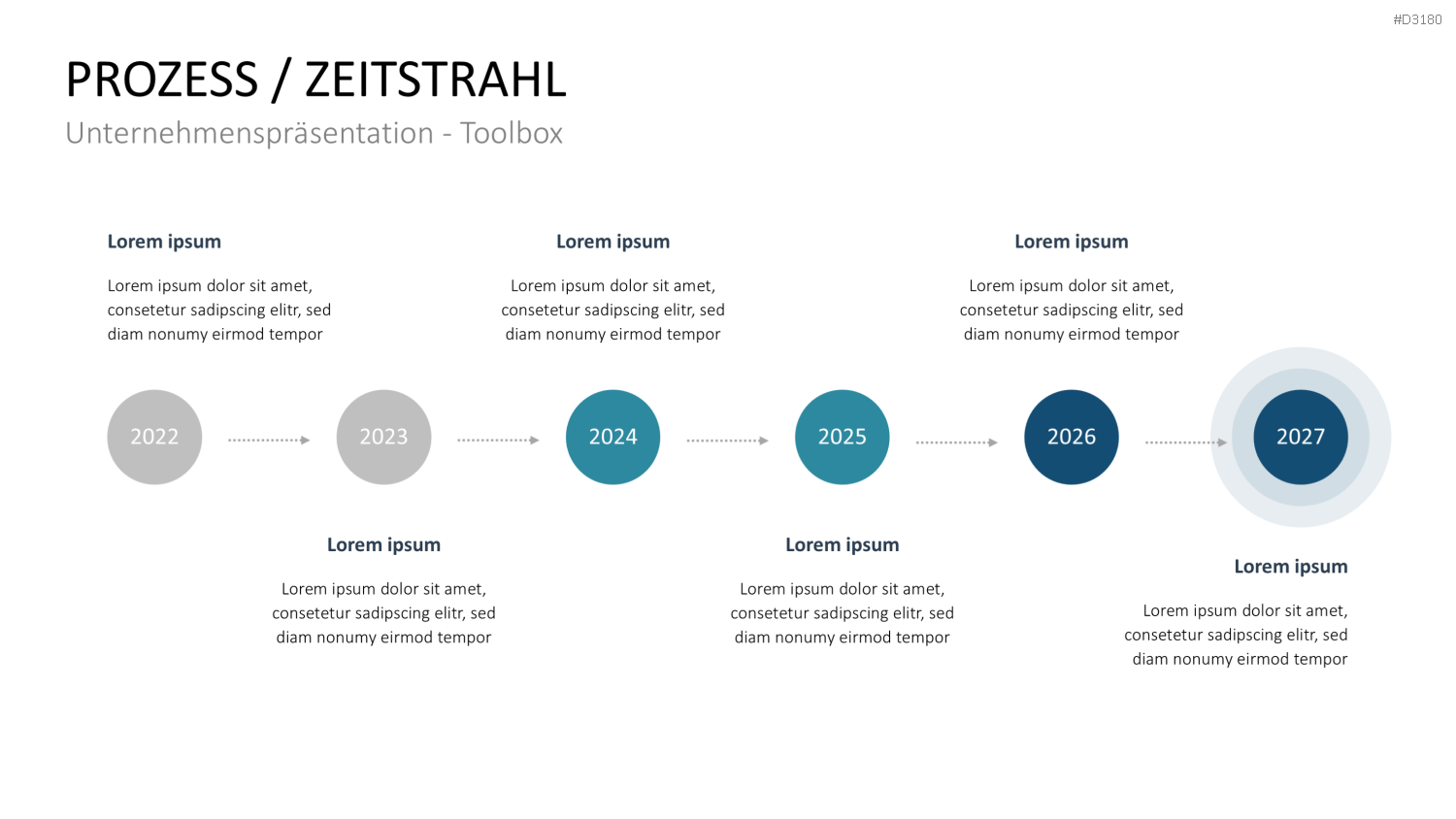 Unternehmenspräsentation-Toolbox PowerPoint-Vorlage