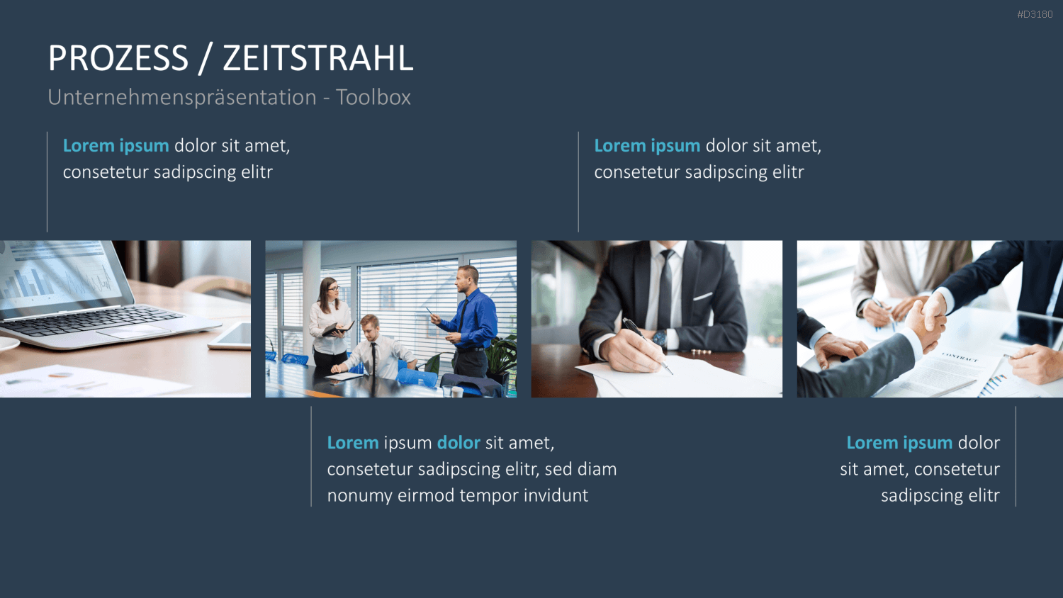 Unternehmenspräsentation-Toolbox PowerPoint-Vorlage