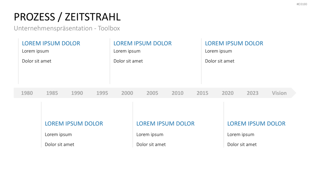 Unternehmenspräsentation-Toolbox PowerPoint-Vorlage