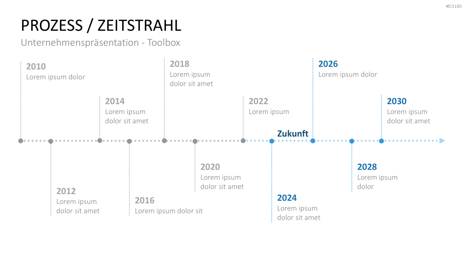 Unternehmenspräsentation-Toolbox PowerPoint-Vorlage
