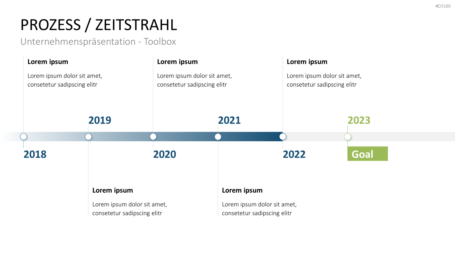 Unternehmenspräsentation-Toolbox PowerPoint-Vorlage