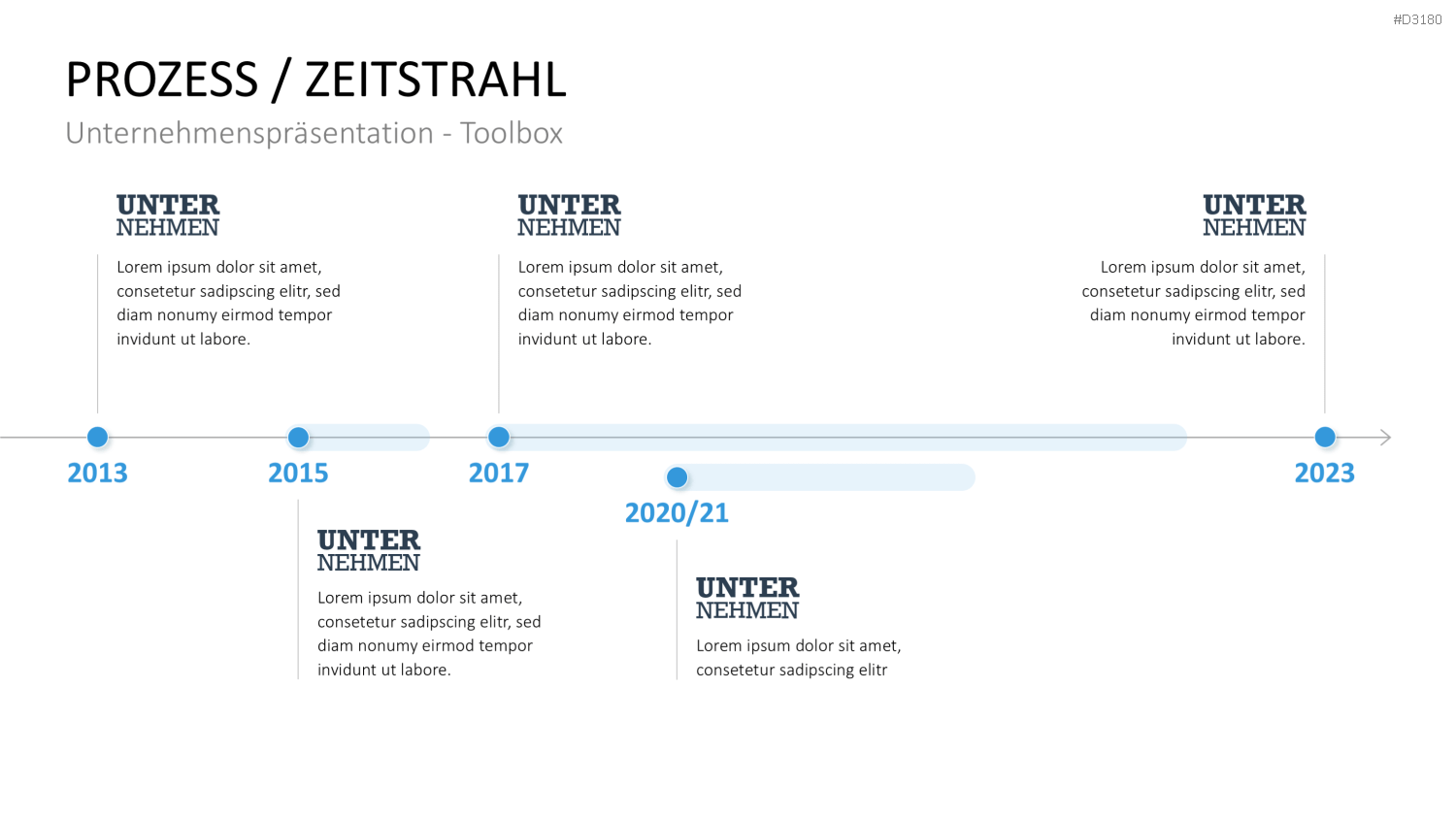 Unternehmenspräsentation-Toolbox PowerPoint-Vorlage