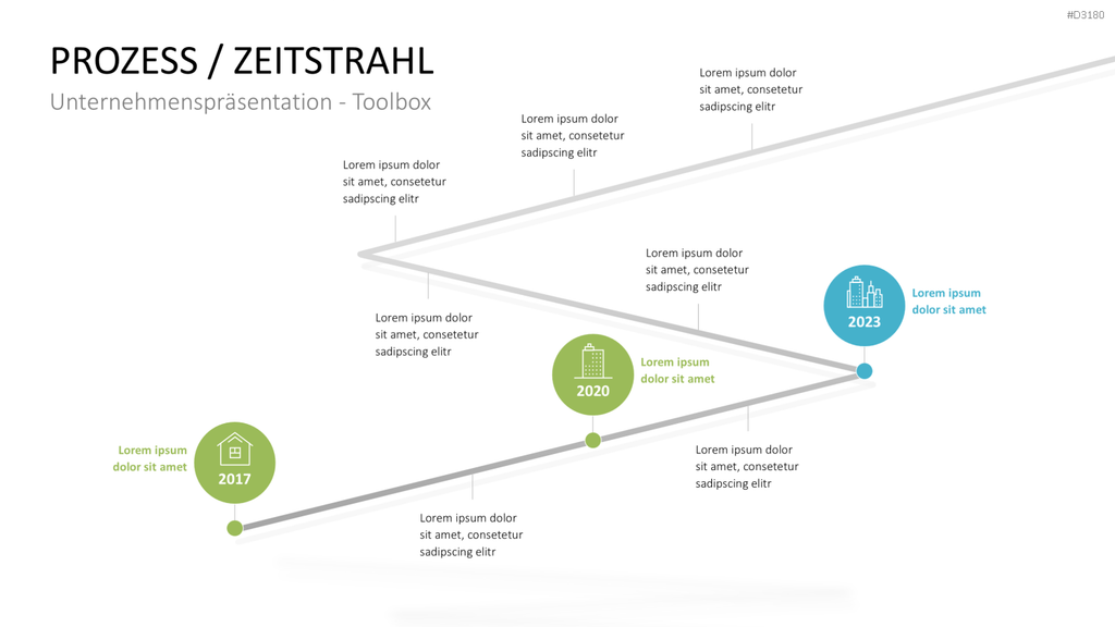 Unternehmenspräsentation-Toolbox PowerPoint-Vorlage