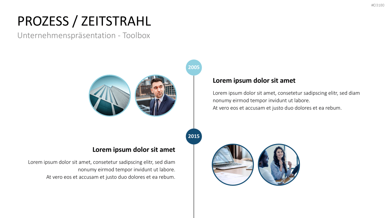Unternehmenspräsentation-Toolbox PowerPoint-Vorlage