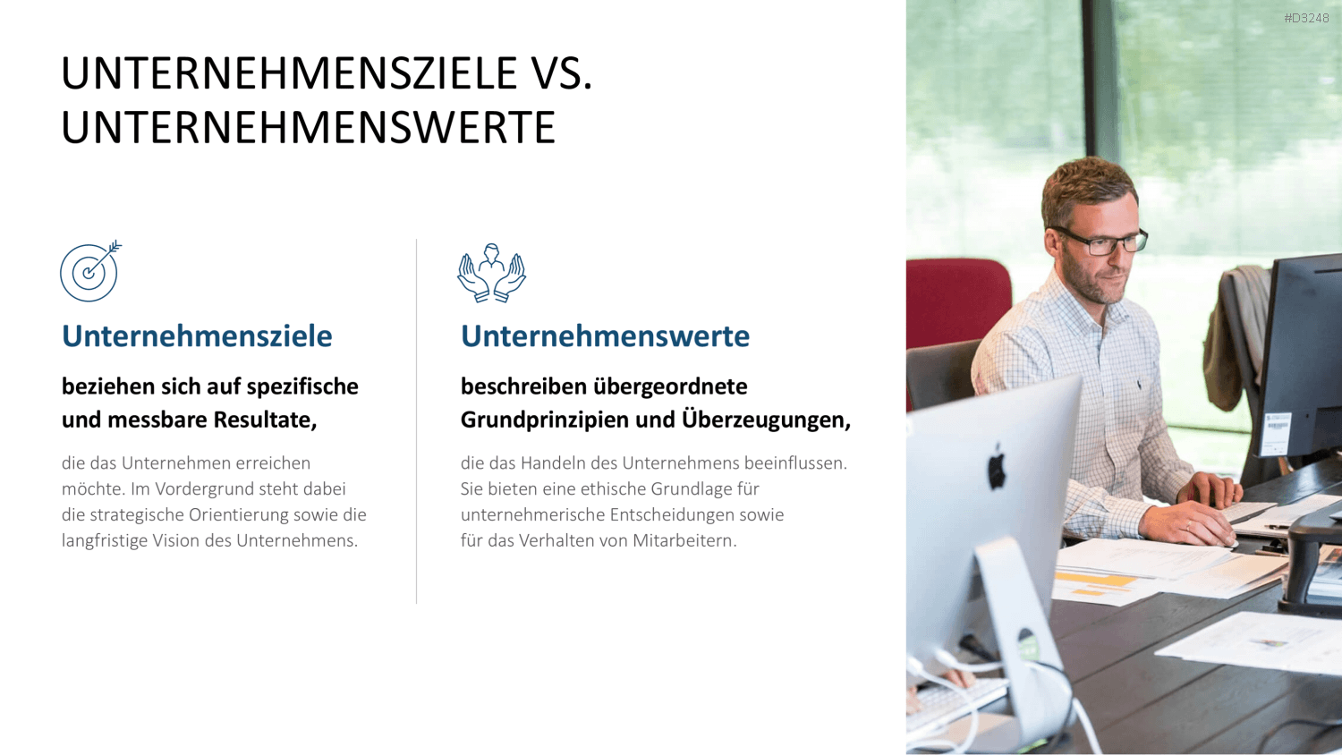 Unternehmensziele PowerPoint-Vorlage