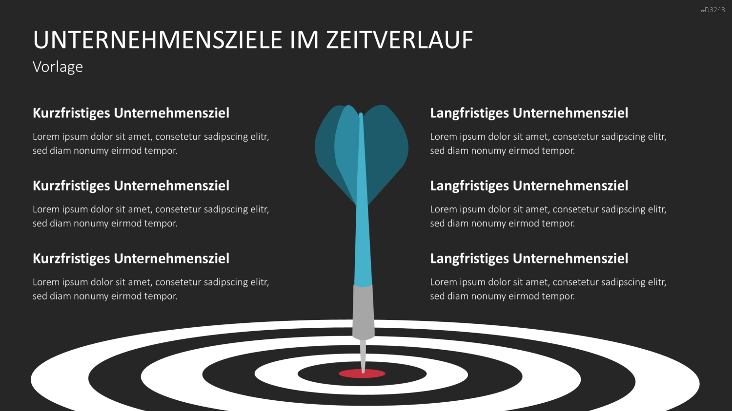 Unternehmensziele PowerPoint-Vorlage