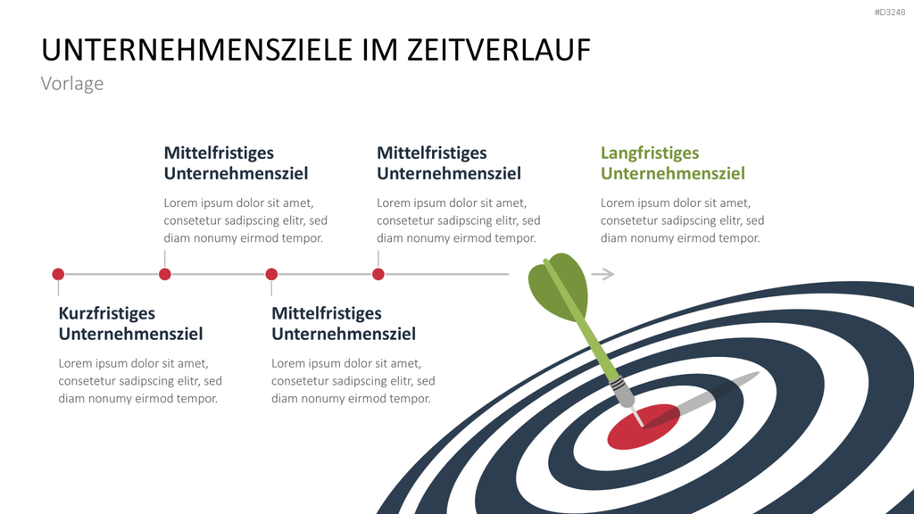 Unternehmensziele PowerPoint-Vorlage