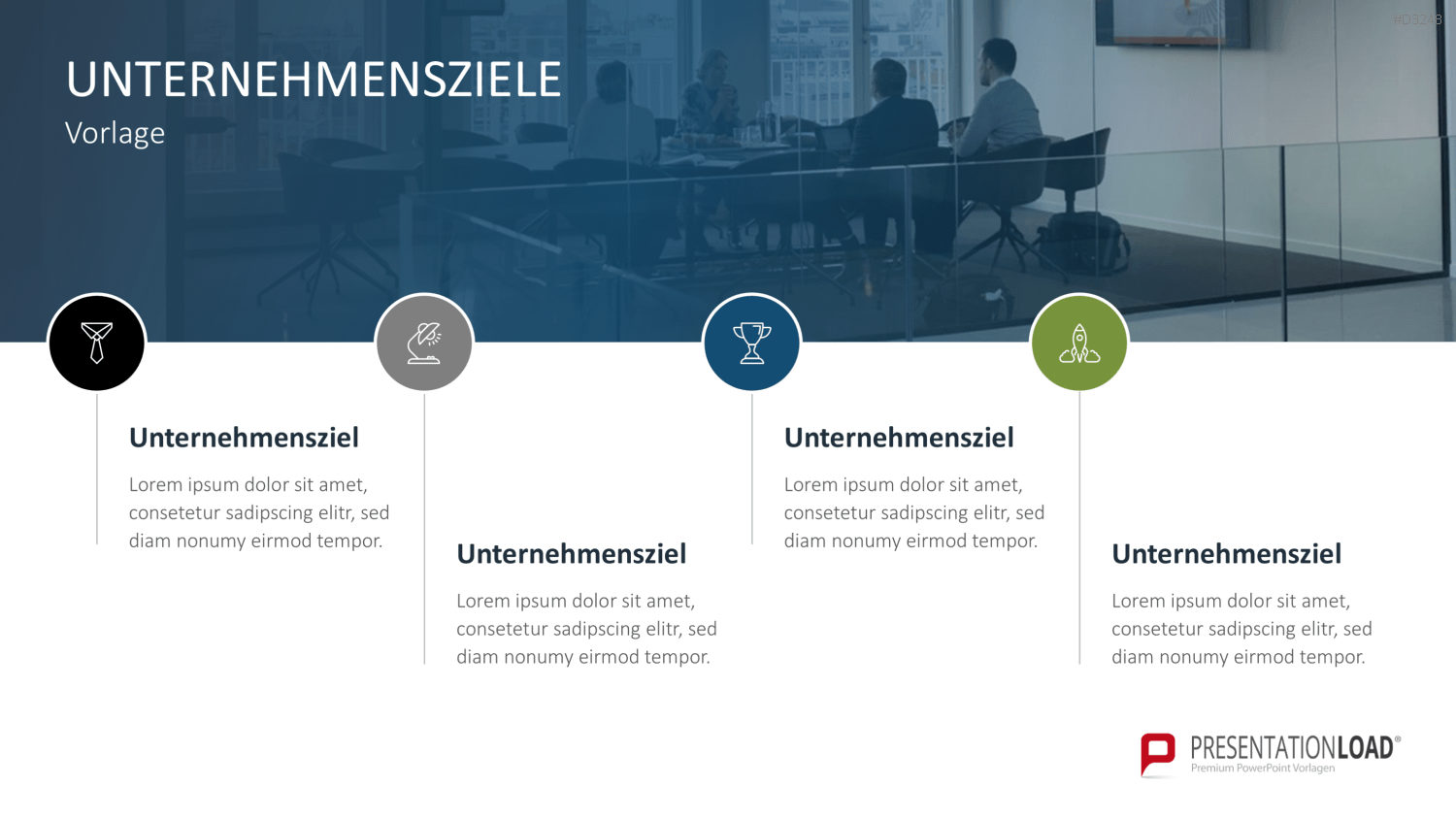 Unternehmensziele PowerPoint-Vorlage