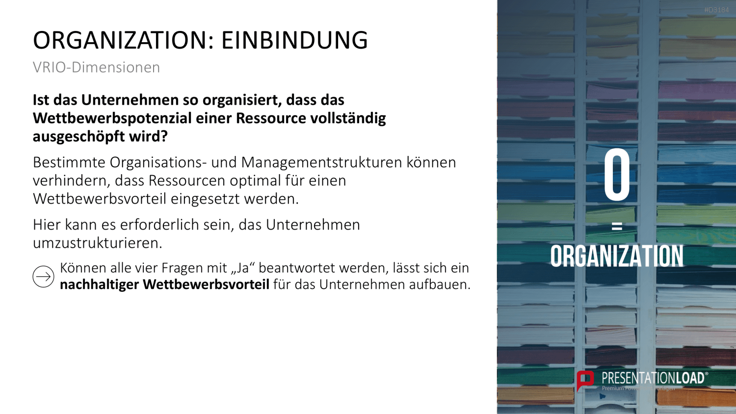 VRIO Analyse PowerPoint-Vorlage