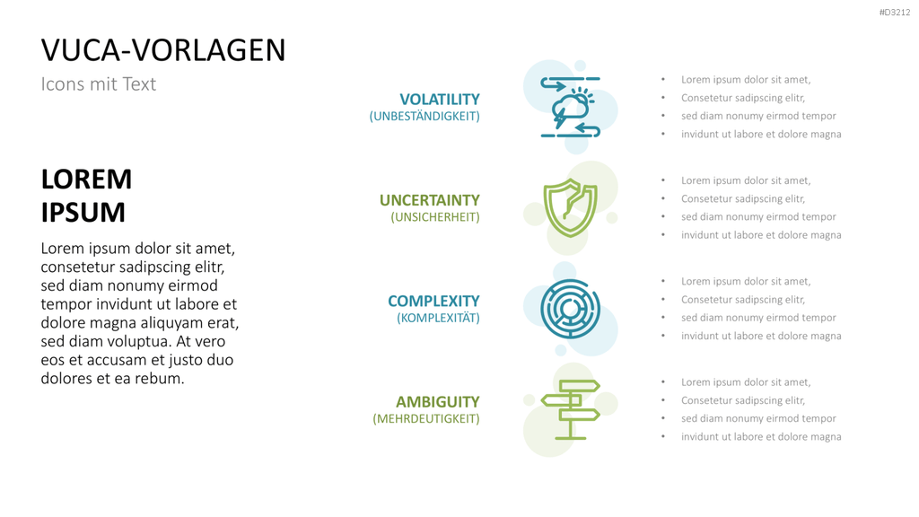 VUCA PowerPoint-Vorlage